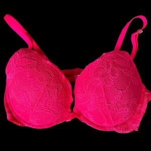 La SENZA Obsession Hot Pink Lace Bra - 34D